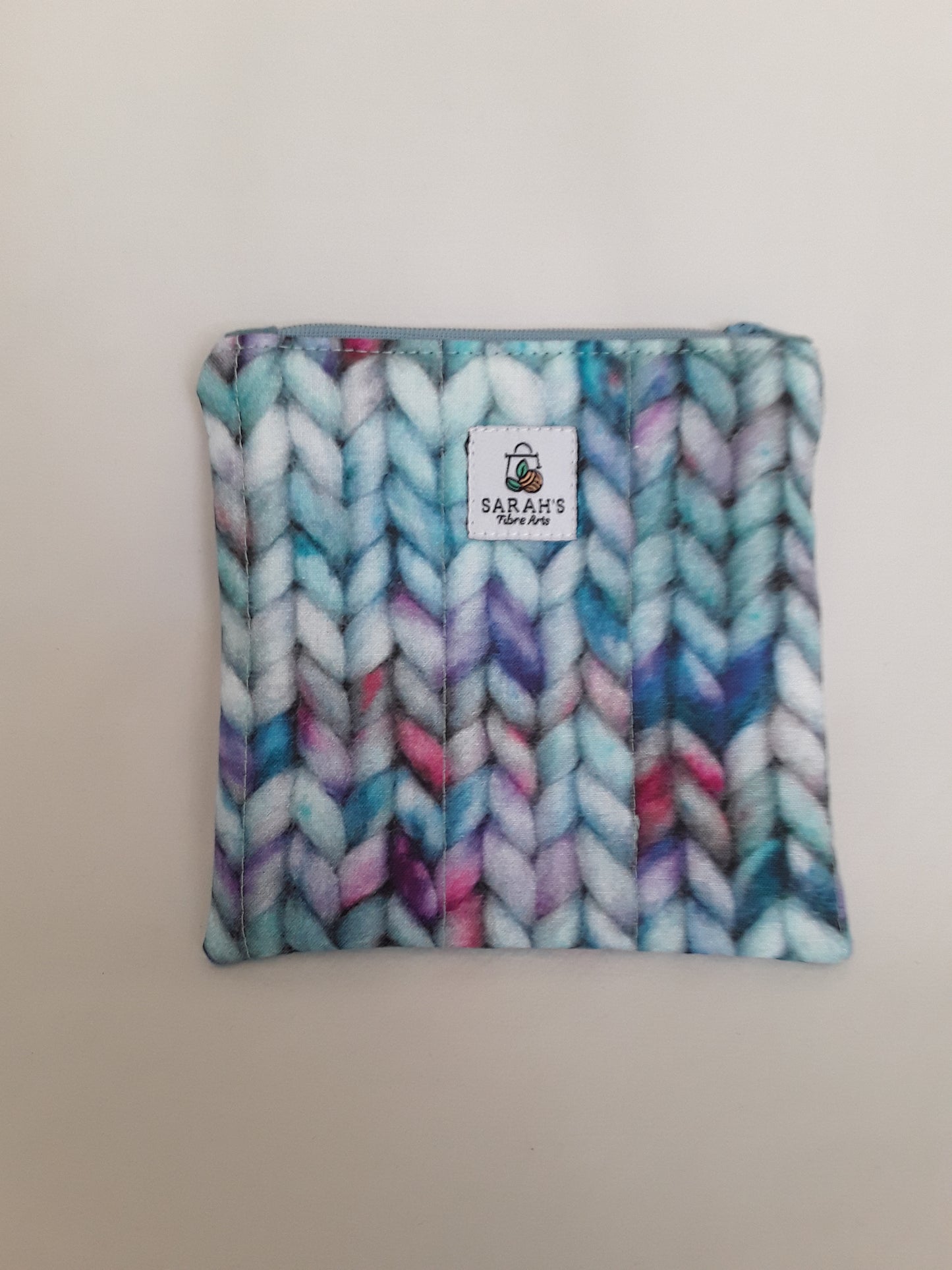 Zippered pouch, Notions pouch, Coin Purse, Zippered pouch, Knitting Notions Pouch, Knitting Coin Purse, Knitting Zippered Pouch