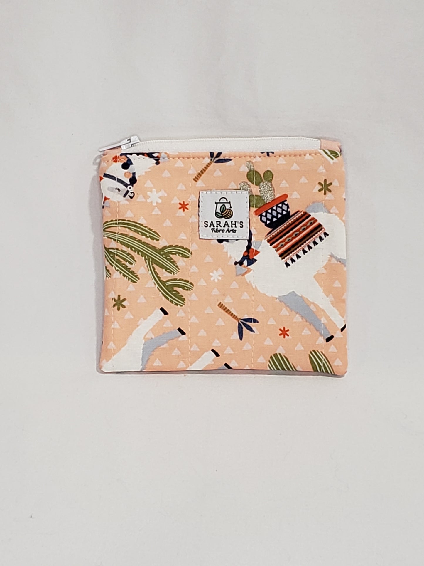 Zippered pouch, Alpaca Notions pouch, Coin Purse, Notions Pouch, Alpaca Coin Purse, Alpaca Zippered Pouch