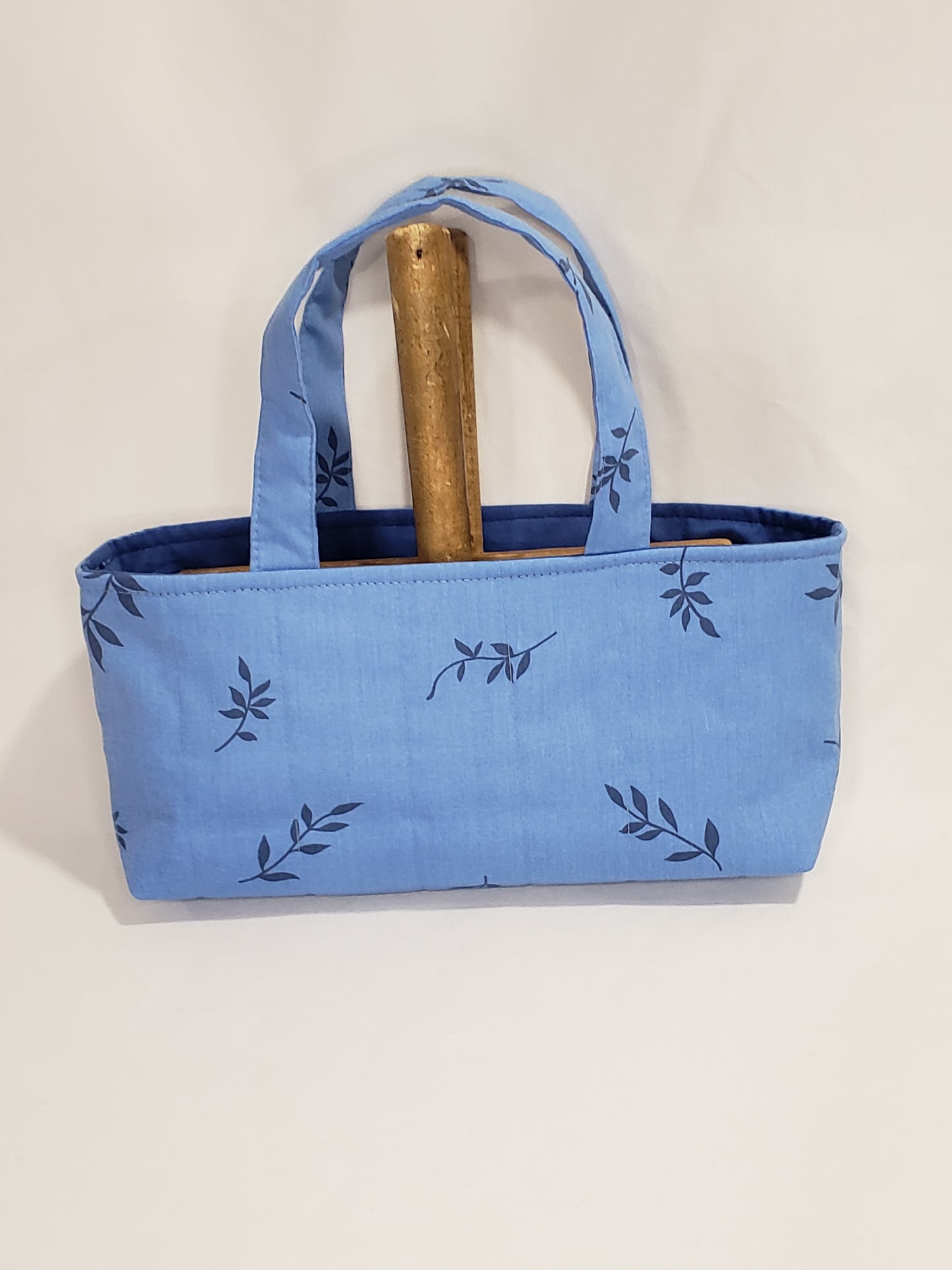 Hand Carder Bag, Cotton Carder bag, Blue Cotton Carder Bag, Carder Bag, Bag for Spinners Cotton Carders