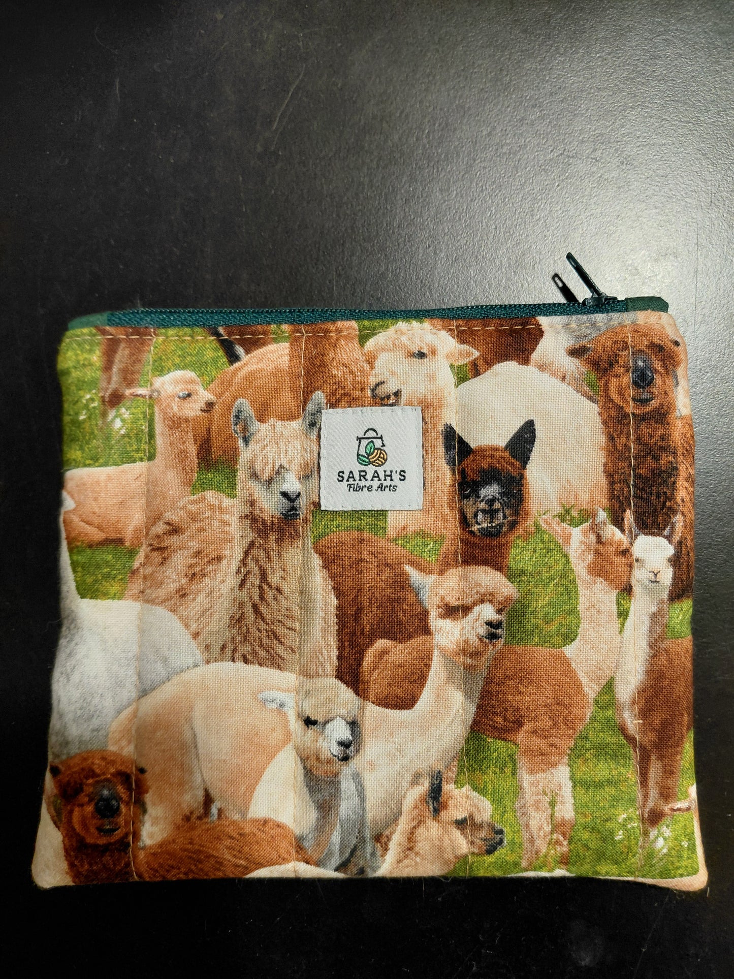 Zippered pouch, Alpaca Notions pouch, Coin Purse, Notions Pouch, Alpaca Coin Purse, Alpaca Zippered Pouch