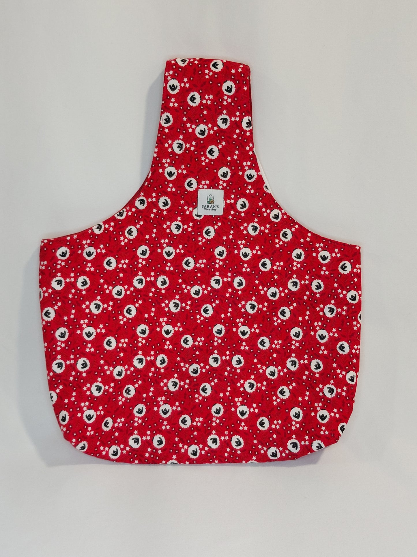Arm bag, Arm Project bag, Sheep Print Project Bag, Wrist Bag, Sheep Arm Bag, Project Wrist Bag
