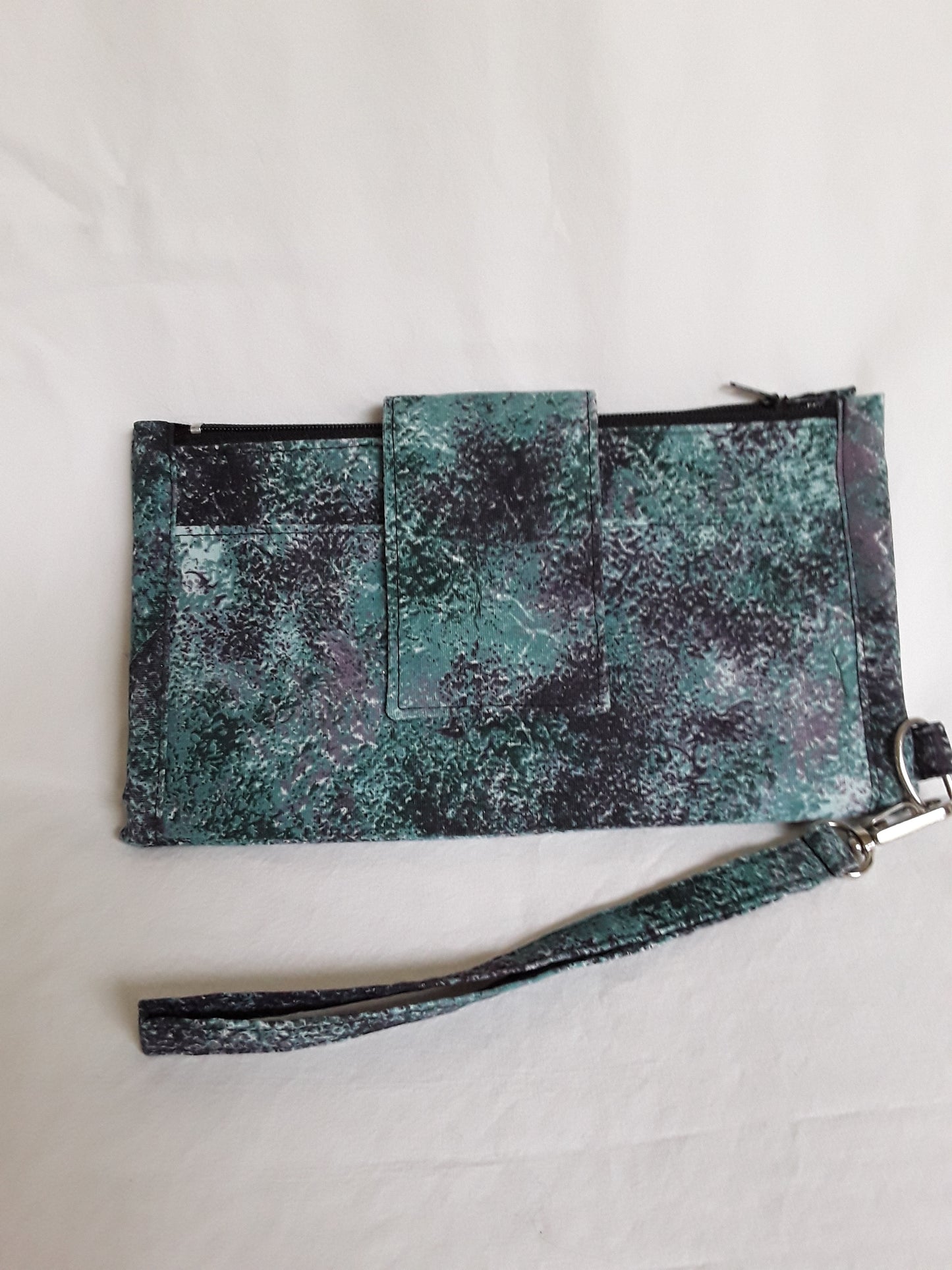 Wallet, Teal wallet with removable wrist strap, Wallet and card holder