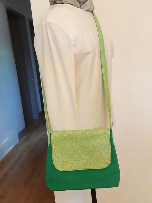 Handbag, Green Shoulder bag, Cross-body bag