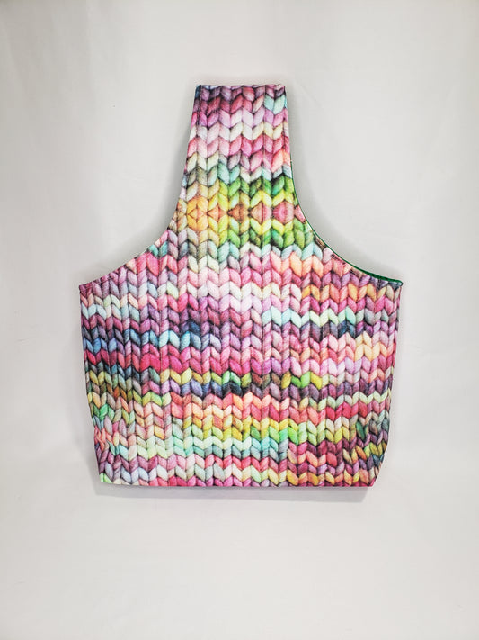 Arm bag, Arm Project bag, Knitting Project Bag, Wrist Bag, Knitting Arm Bag, Crochet Arm Bag. Project Wrist Bag