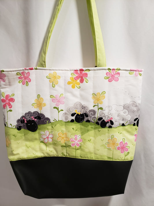 Tote bag, Sheep Tote Bag, Sheep Bag, Sheep Project bag, Sheep Carry bag, large carry bag, large project bag
