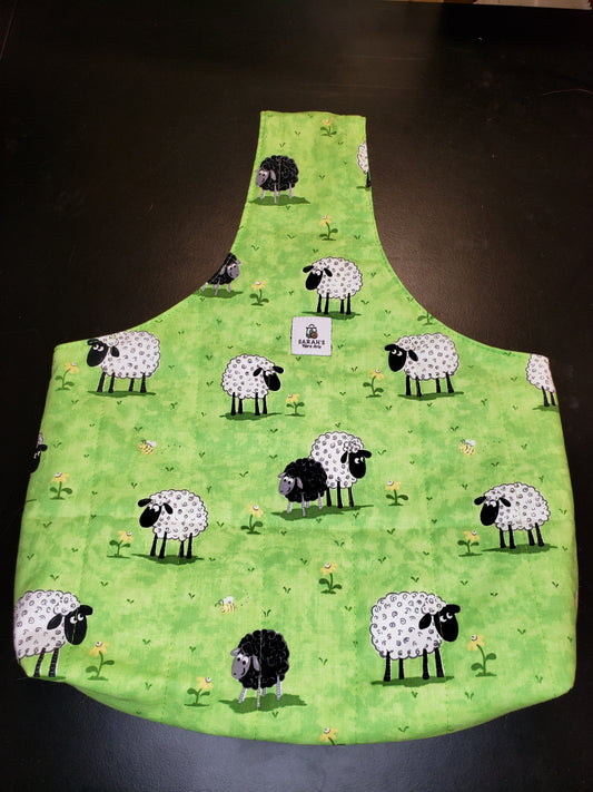 Arm bag, Arm Project bag, Sheep Print Project Bag, Wrist Bag, Sheep Arm Bag, Project Wrist Bag