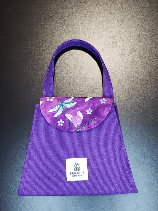 Notions Purse, Knitting notions bag, crochet notions bag, sewing notions bag, embroidery notions bag