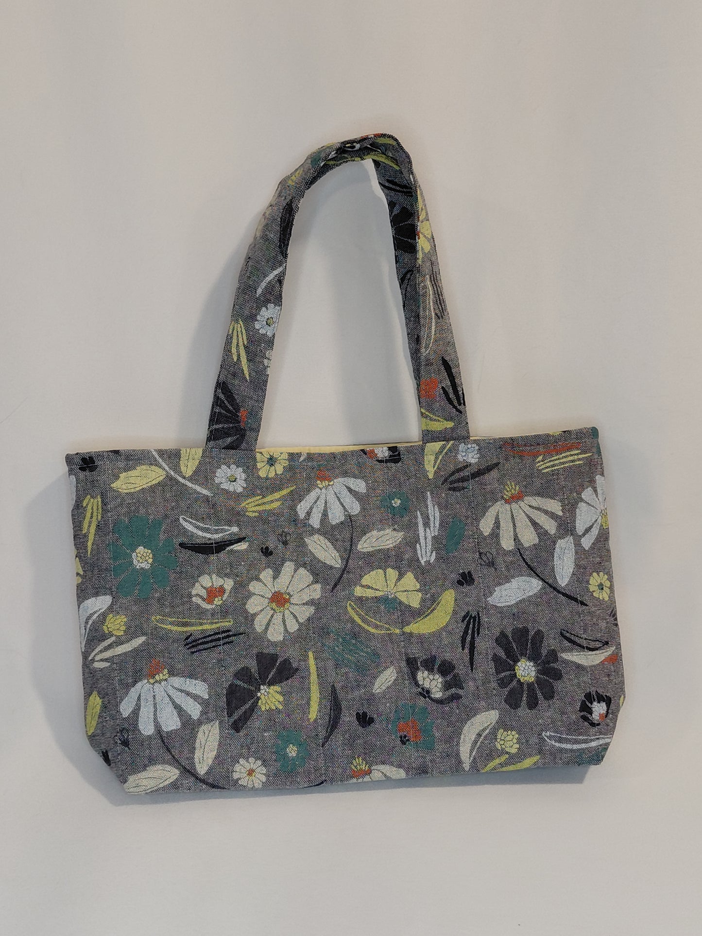 Hand Comb bag, Floral Hand Comb Bag, Floral Bag, Bag for Spinners Hand Combs, Grey Comb bag