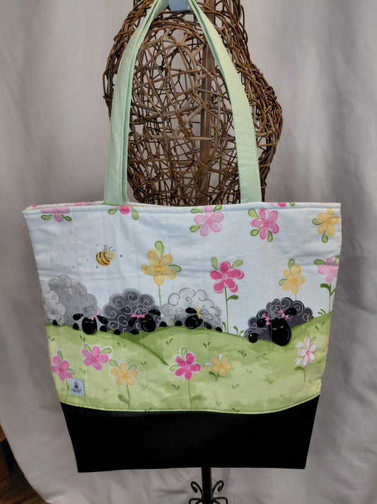 Tote bag, Sheep Tote Bag, Sheep Bag, Sheep Project bag, Sheep Carry bag, large carry bag, large project bag
