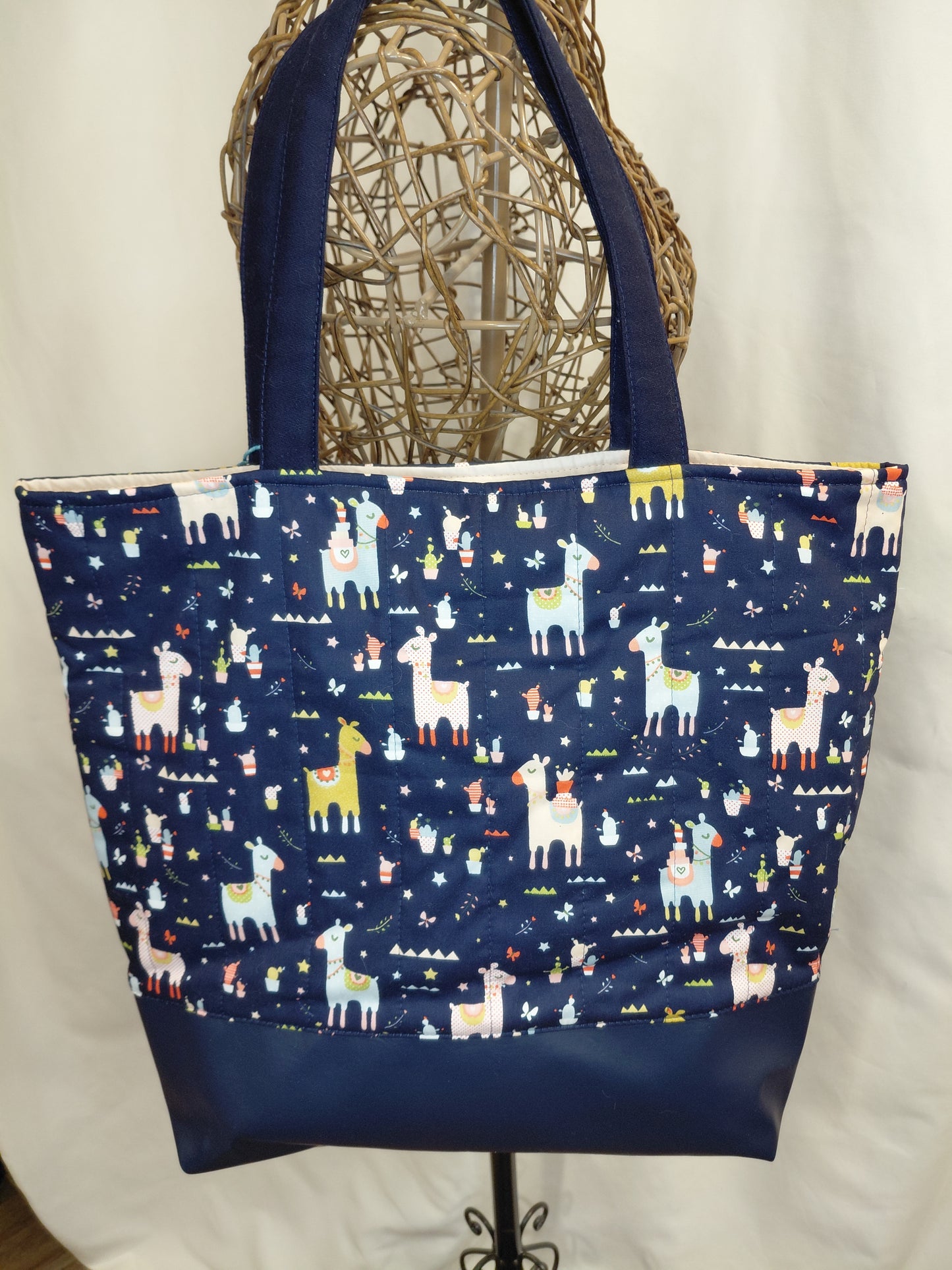 Tote bag, Alpaca Tote Bag, Quilted Tote Bag, Alpaca Carry Bag, Alpaca Tote bag