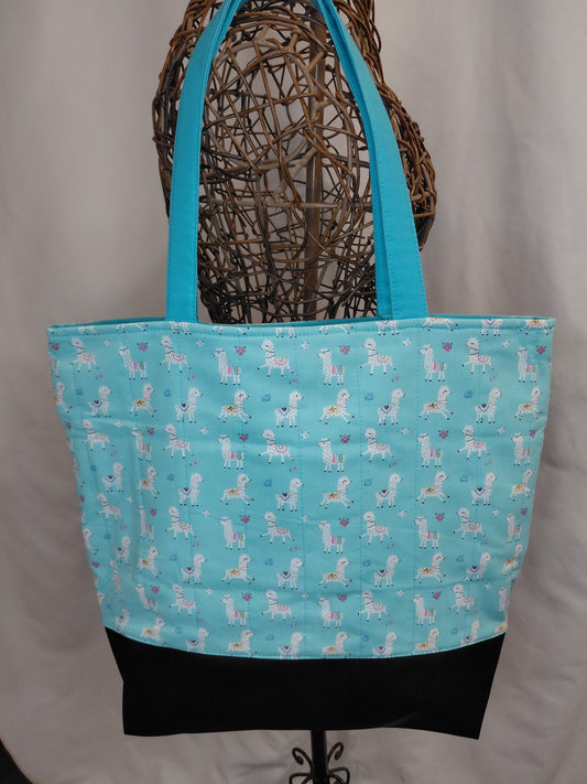 Tote bag, Alpaca Tote Bag, Quilted Tote Bag, Alpaca Carry Bag, Alpaca Tote bag