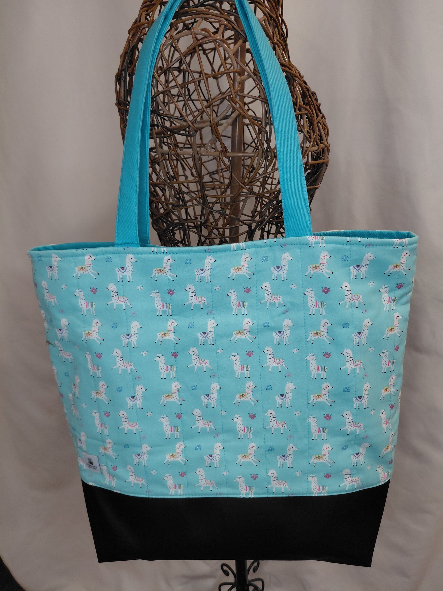 Tote bag, Alpaca Tote Bag, Quilted Tote Bag, Alpaca Carry Bag, Alpaca Tote bag
