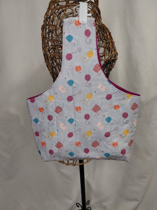 Arm bag, Arm Project bag, Knitting Project Bag, Wrist Bag, Knitting Arm Bag, Crochet Arm Bag. Project Wrist Bag