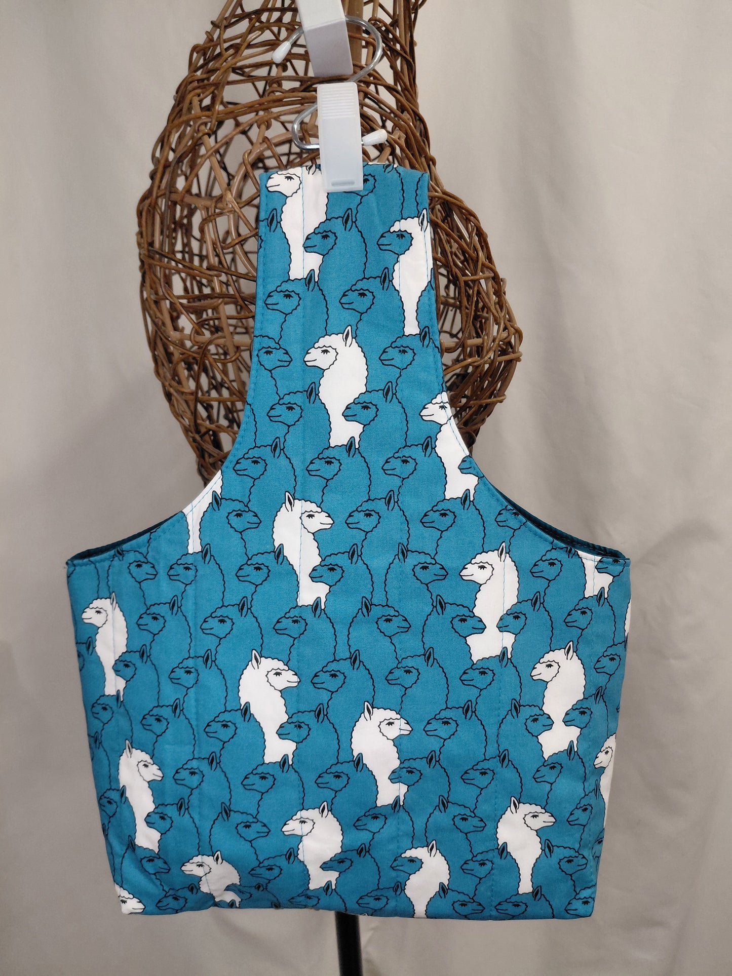 Arm bag, Arm Project bag, Alpaca Print Project Bag, Wrist Bag, Alpaca Arm Bag, Project Wrist Bag