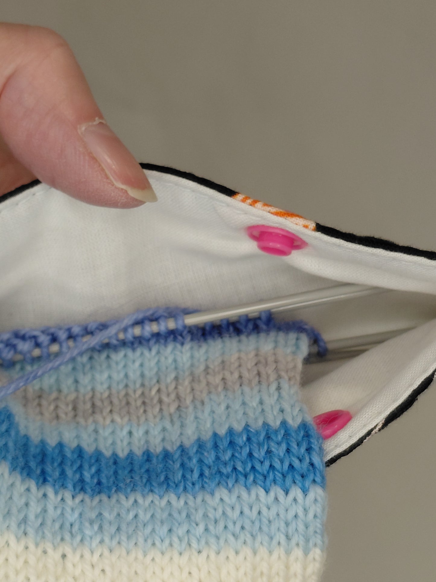 DPN Project Keeper, Sock Project Keeper, Double-pointed Needle holder