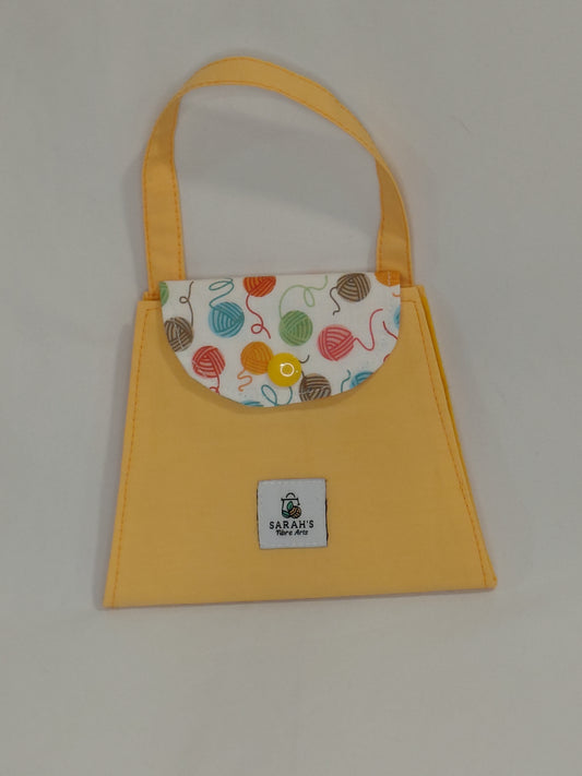 Notions Purse, Knitting notions bag, crochet notions bag, sewing notions bag, embroidery notions bag