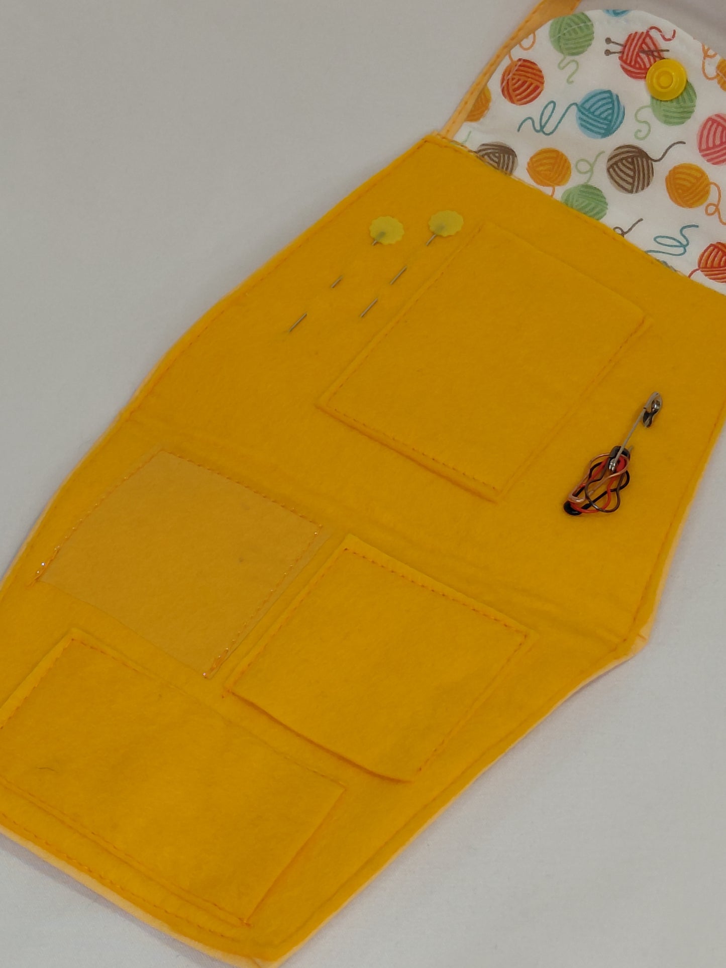 Notions Purse, Knitting notions bag, crochet notions bag, sewing notions bag, embroidery notions bag