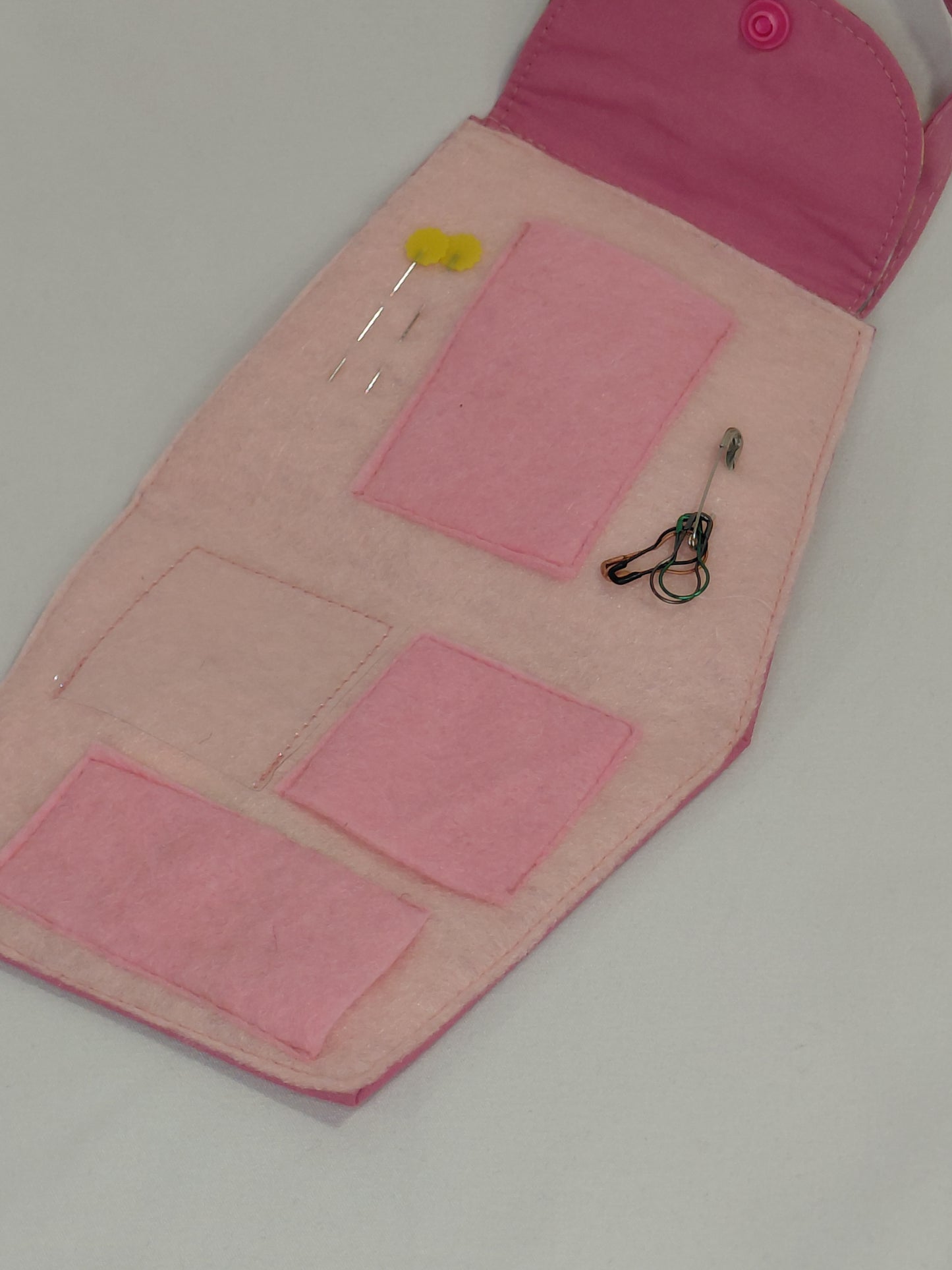 Notions Purse, Knitting notions bag, crochet notions bag, sewing notions bag, embroidery notions bag