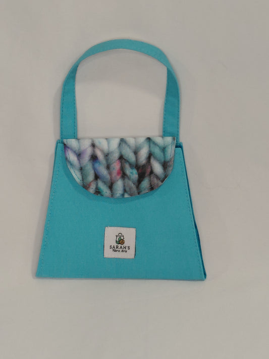 Notions Purse, Knitting notions bag, crochet notions bag, sewing notions bag, embroidery notions bag