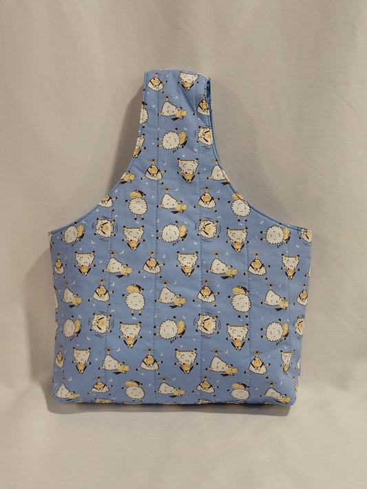 Arm bag, Arm Project bag, Sheep Print Project Bag, Wrist Bag, Sheep Arm Bag, Project Wrist Bag