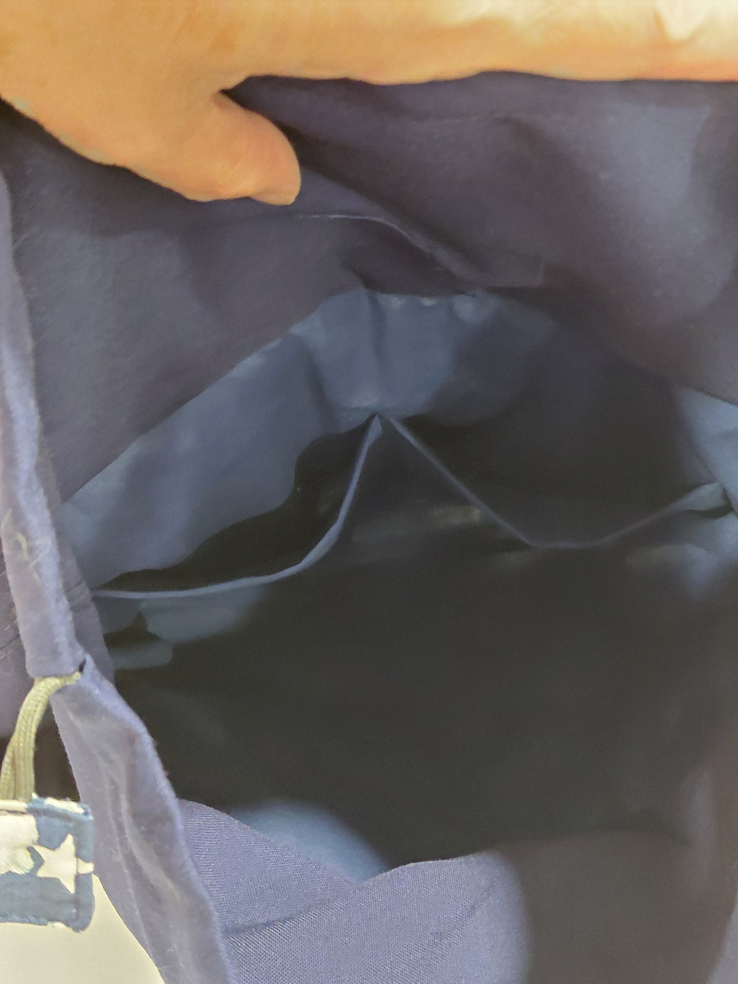 Drawstring project bag, Sheep Drawstring project bag, Sheep Drawstring Bag, Navy Drawstring Bag, Sheep Project Bag